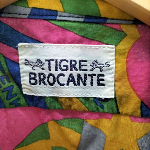 ティグルブロカンテ TIGRE BROCANTE 半袖 マルチカラー シャツ レディース JPN:3